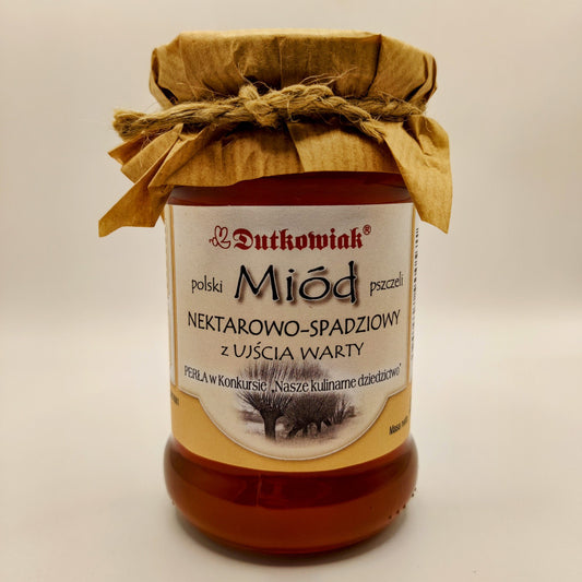 Miód nektarowo-spadziowy z Ujścia Warty 400g