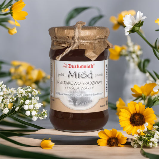 Miód nektarowo-spadziowy z Ujścia Warty 400g