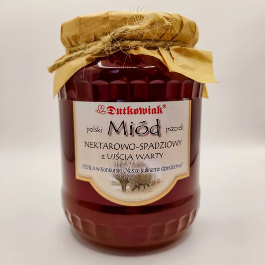 Miód nektarowo-spadziowy z Ujścia Warty 900g