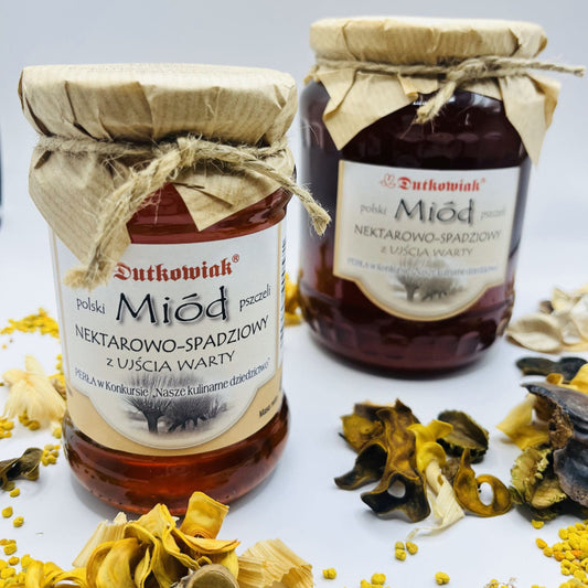 Miód nektarowo-spadziowy z Ujścia Warty 900g