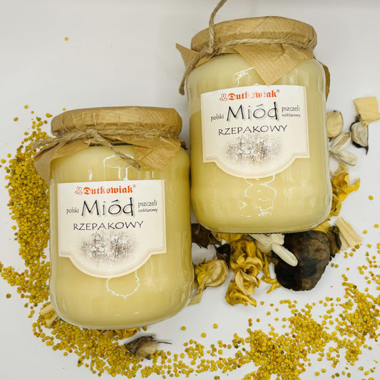 Miód rzepakowy 900g - zestaw 4szt
