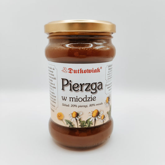 Pierzga w miodzie 20% 400g