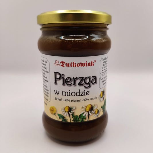 Pierzga w miodzie 20% 400g